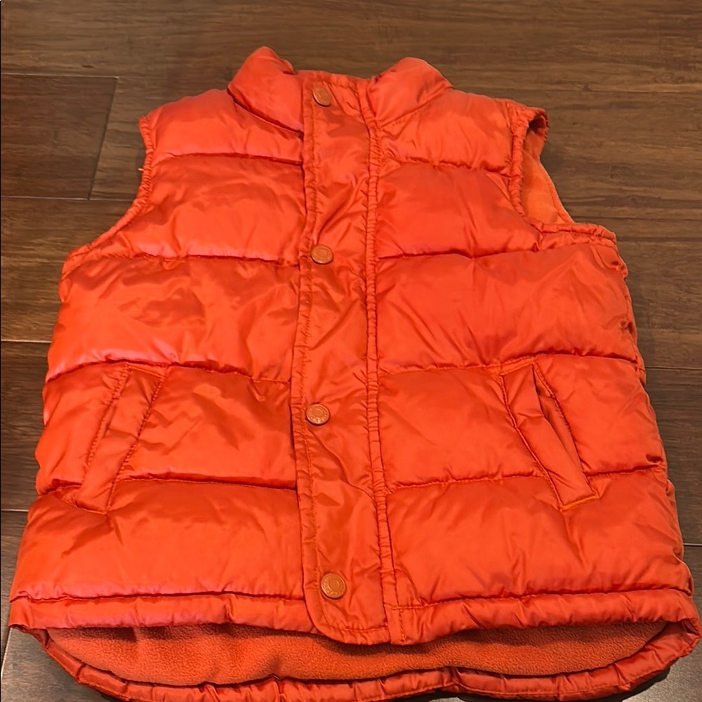 Old Navy Orange Puffer Vest
